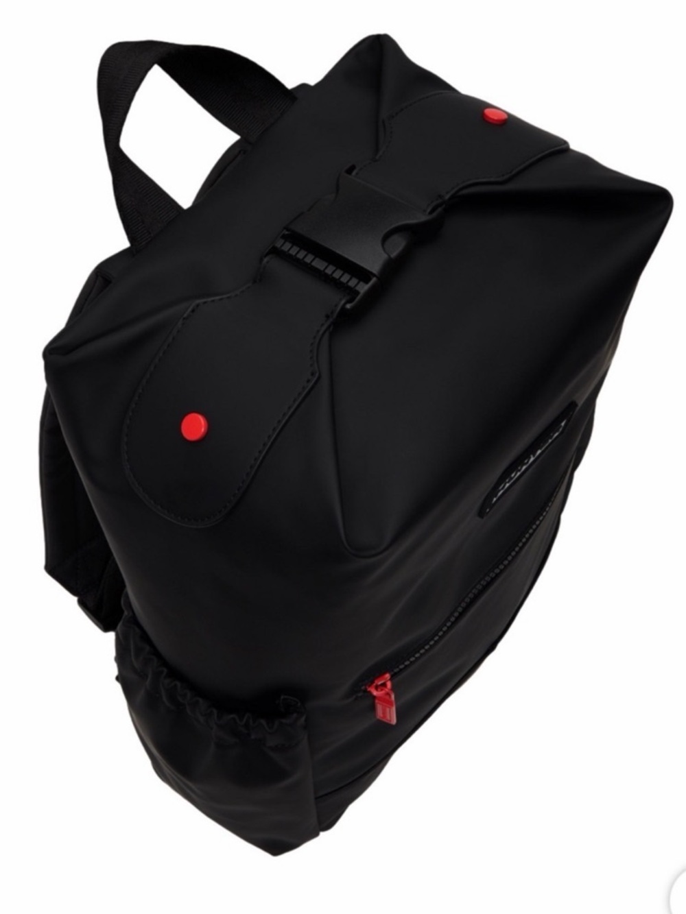 Hunter Black Backpack with Red Zip Accent - Picture 2 of 6